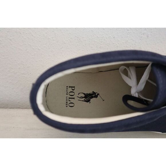 Polo Ralph Lauren Men's Sz 11.5 Navy Keaton Canvas Chukka Boot Sneakers $110 - Picture 5 of 14